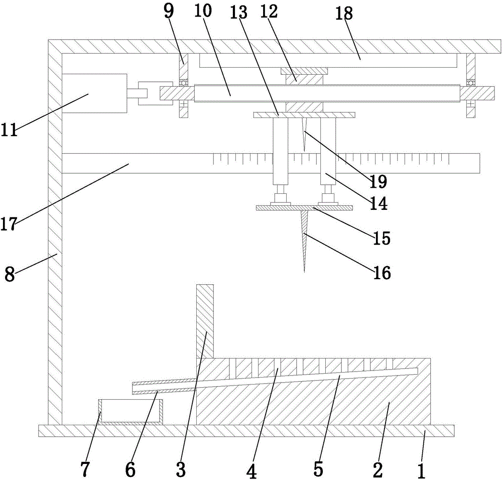 Fixed-size cutting mechanism for dried bean curd