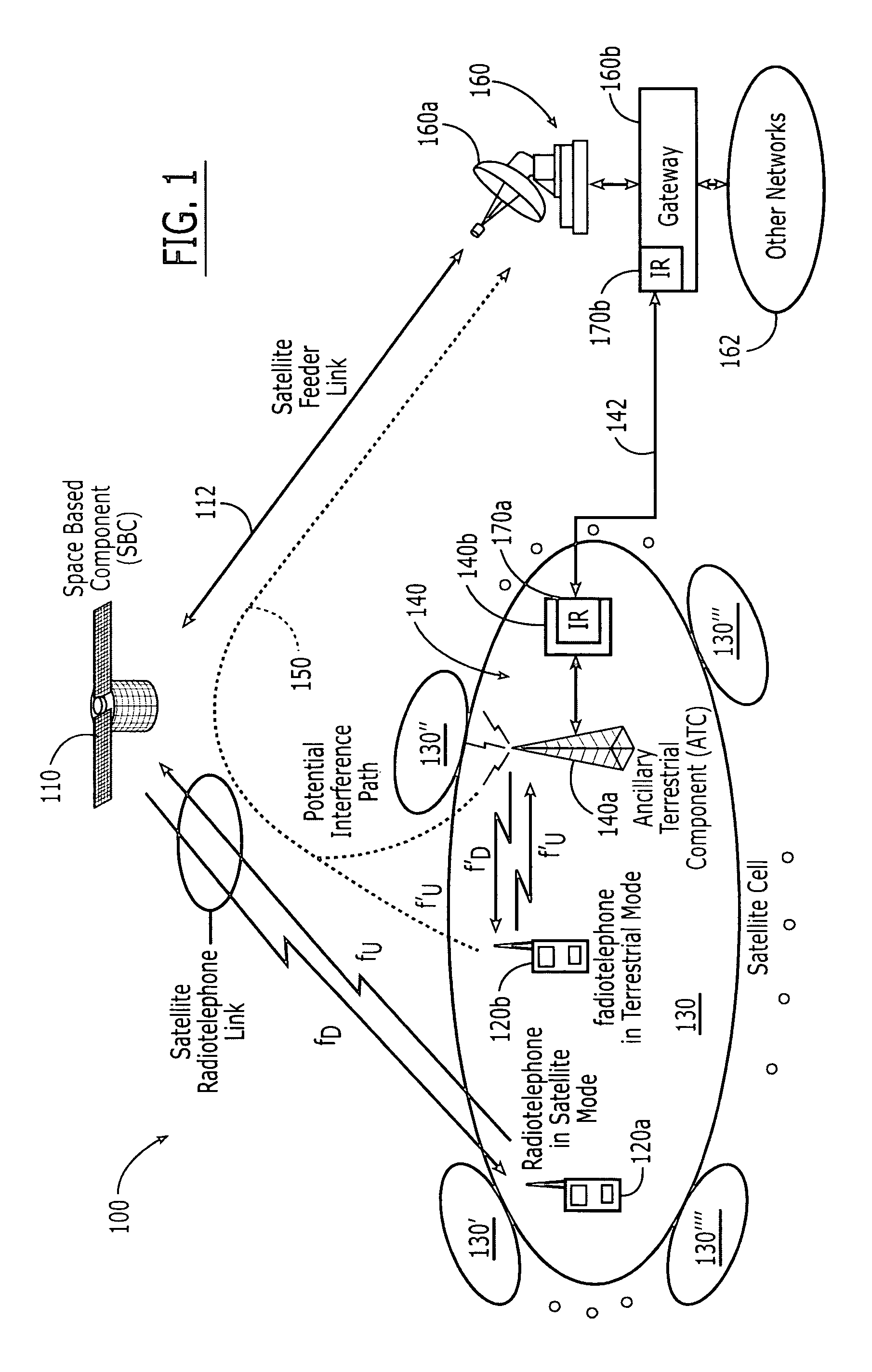 Systems and methods for monitoring selected terrestrially used satellite frequency signals to reduce potential interference