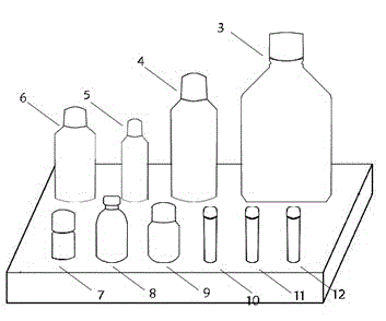 Protein chip for detecting esophageal squamous carcinoma marker and kit box of protein chip