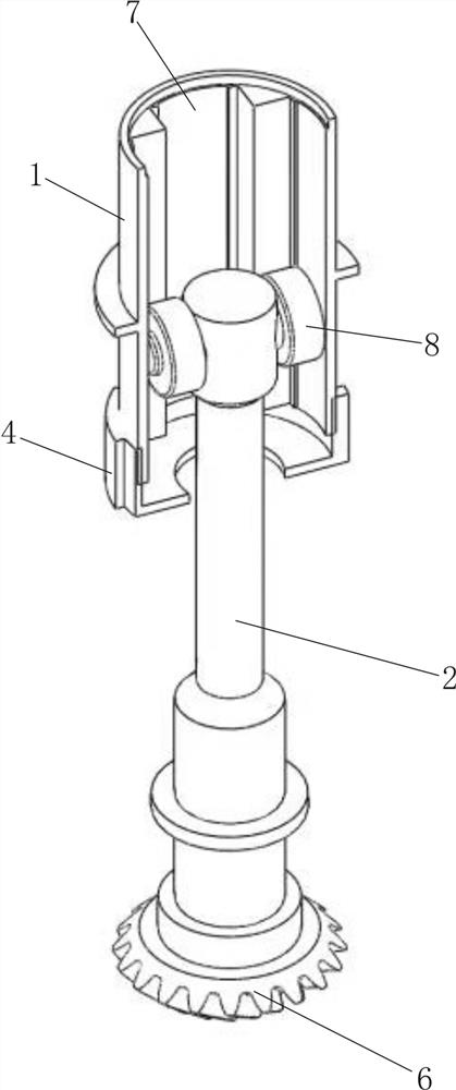 Transmission mechanism for handheld miniature tree transplanting machine