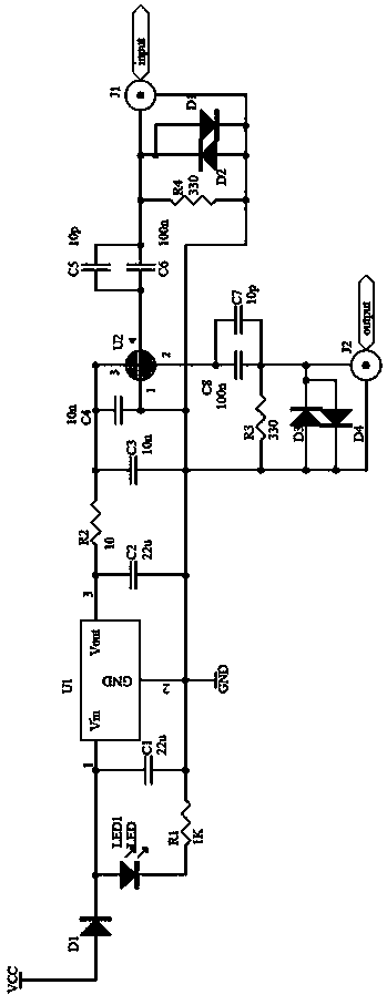 Electromagnetic compatibility pre-amplifier and control method thereof