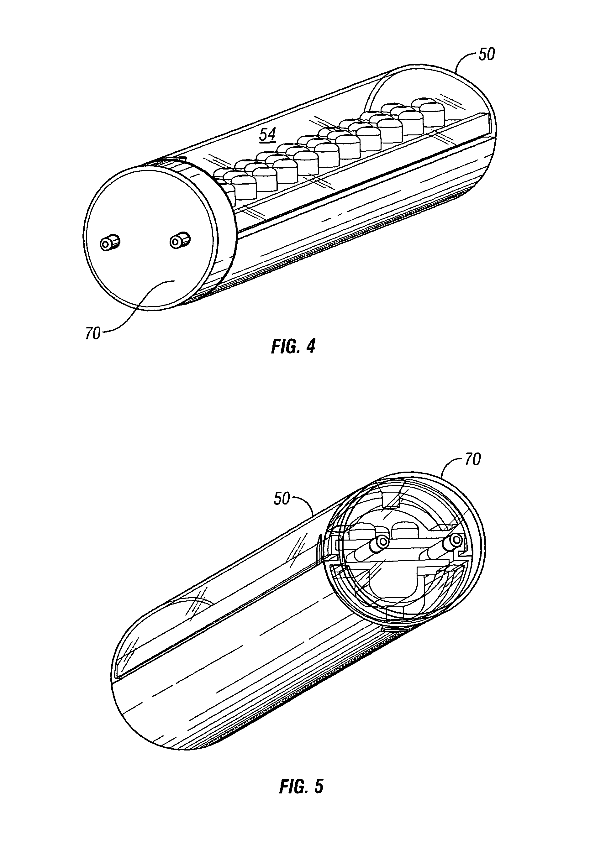 LED tube reusable end cap