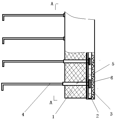 Insulation superimposed plate and construction method