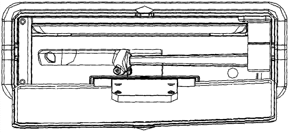 Hidden bracket mechanism of massaging machine and massaging machine with hidden bracket mechanism