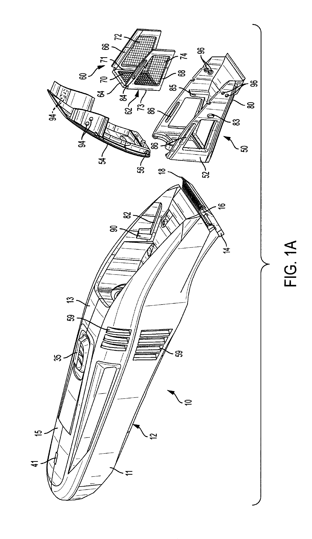 Vacuum systems for hair clippers