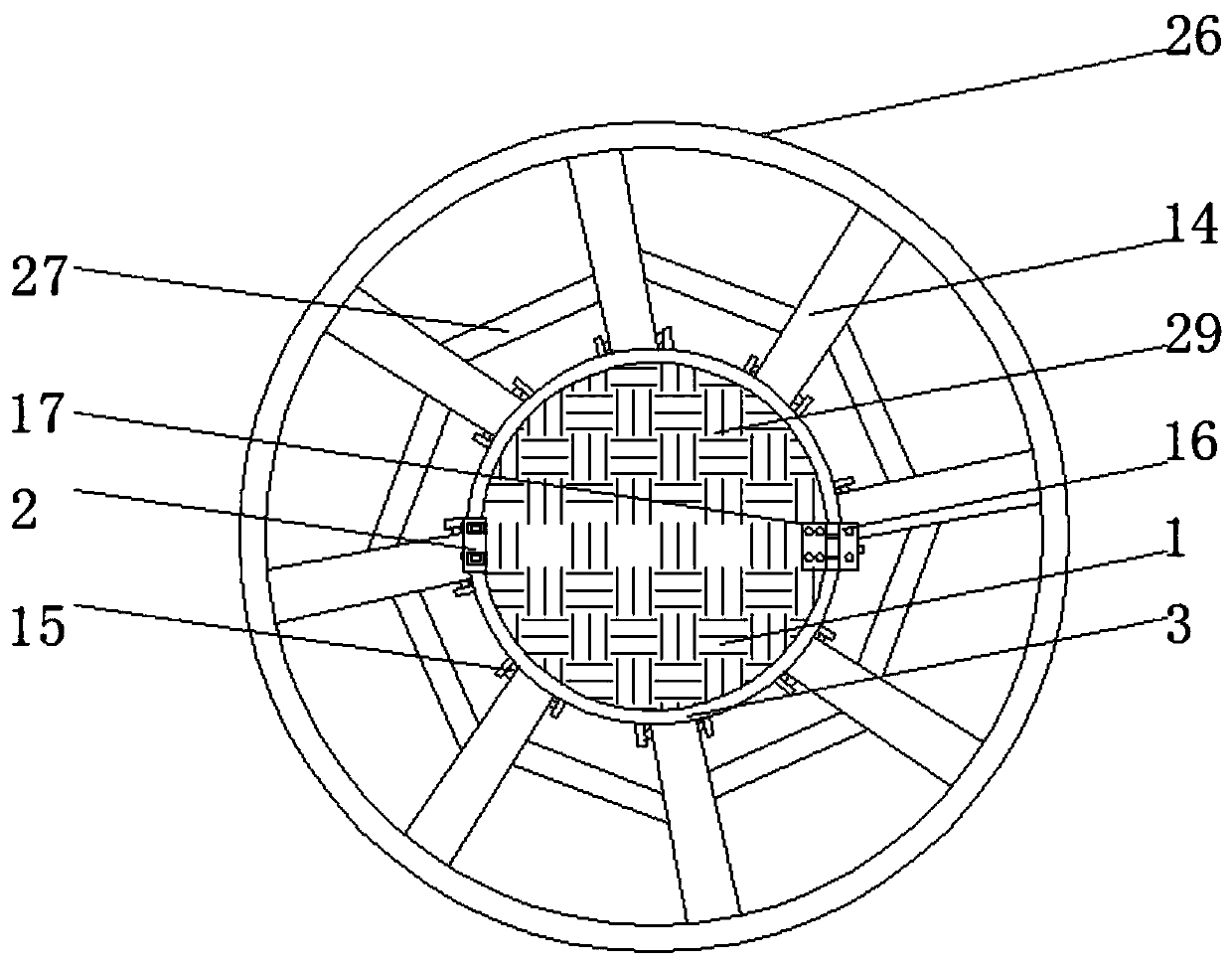 A light sling dome structure