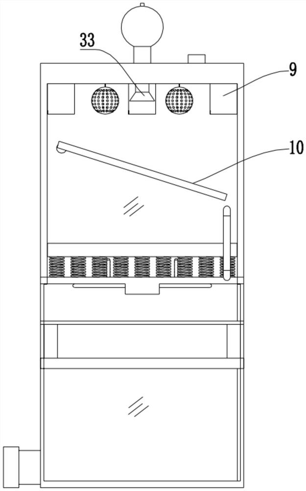 Gravity accumulation type passive self-anti-blocking laboratory organic waste liquid treatment device