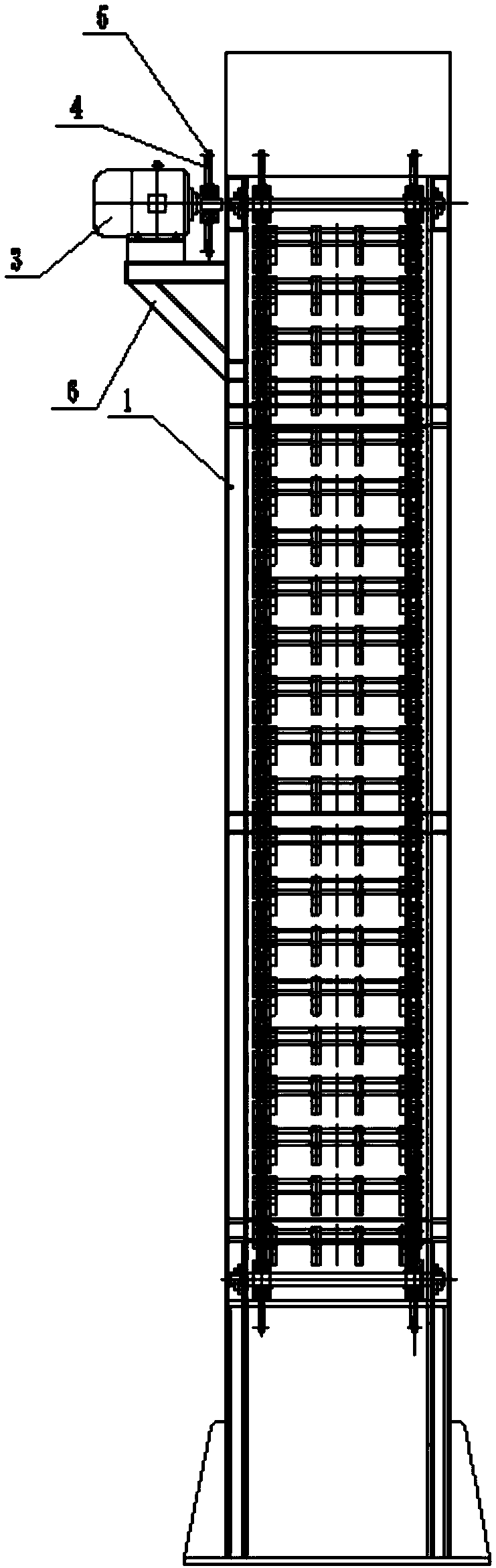 Stack type temporary storage machine capable of solving automatic assembly line blockage