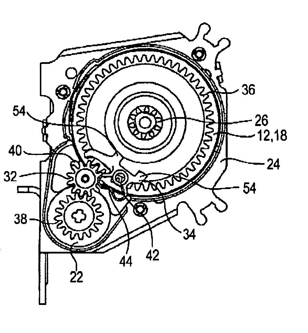 Belt retractor with a recoil brake