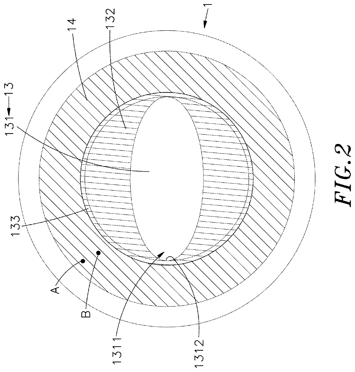 Lens with optical area to increase defocus image area