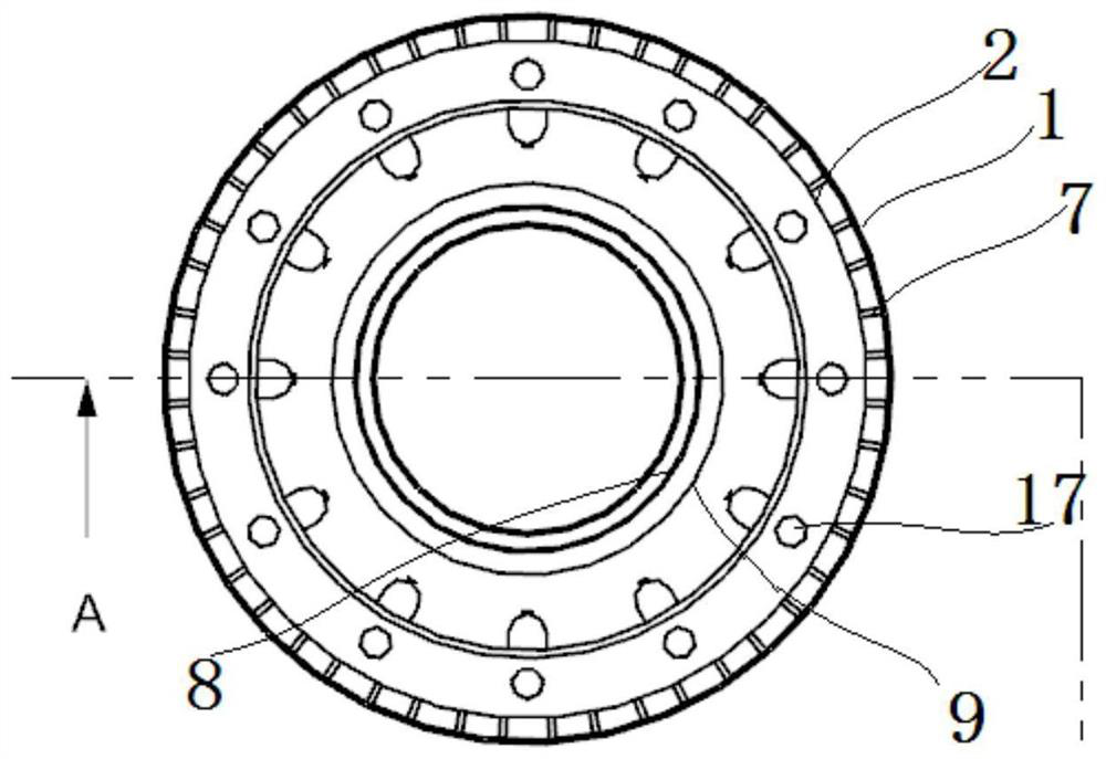 A Secondary Flow Evaporation Tube Combustion Chamber Structure