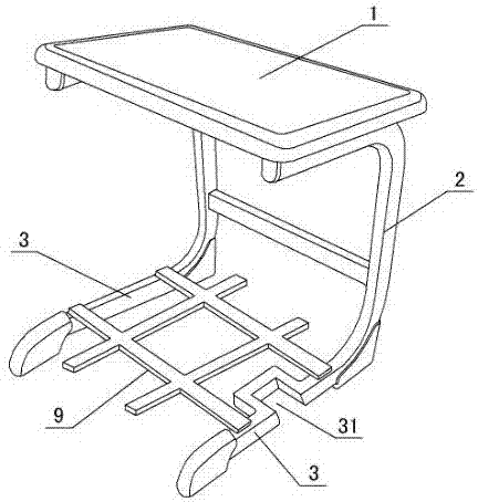 Student chair stool suitable for forward or leftward or rightward sliding of storage container