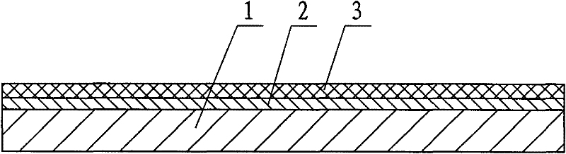Three layer composite self-lubricating sliding bearing with modified polyimide wear layer and preparation method thereof