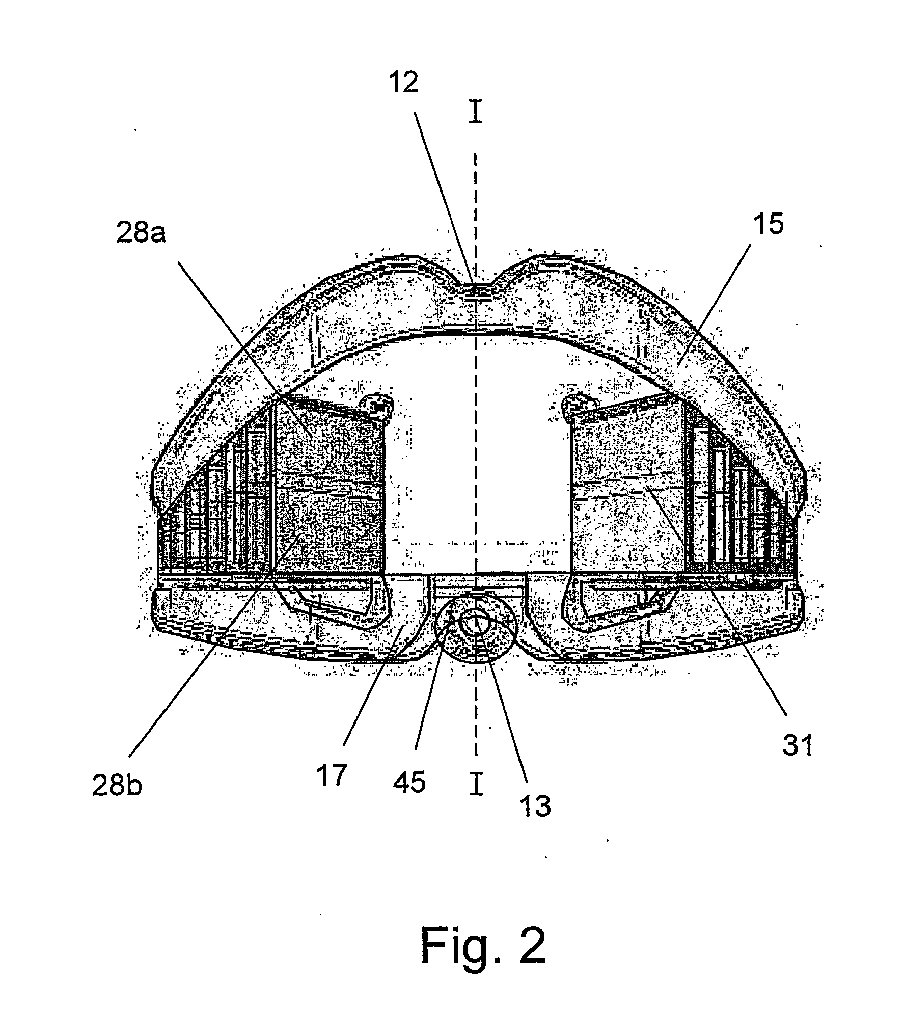 Device for separating between the upper and lower jaws and method using the same