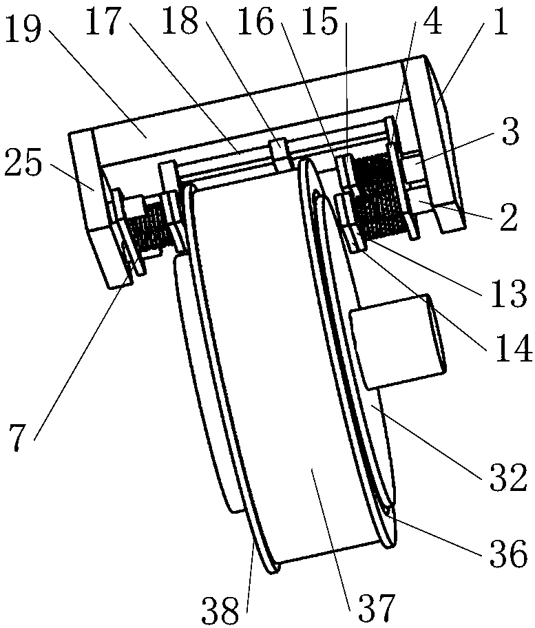 Double-sided progressive double brake system