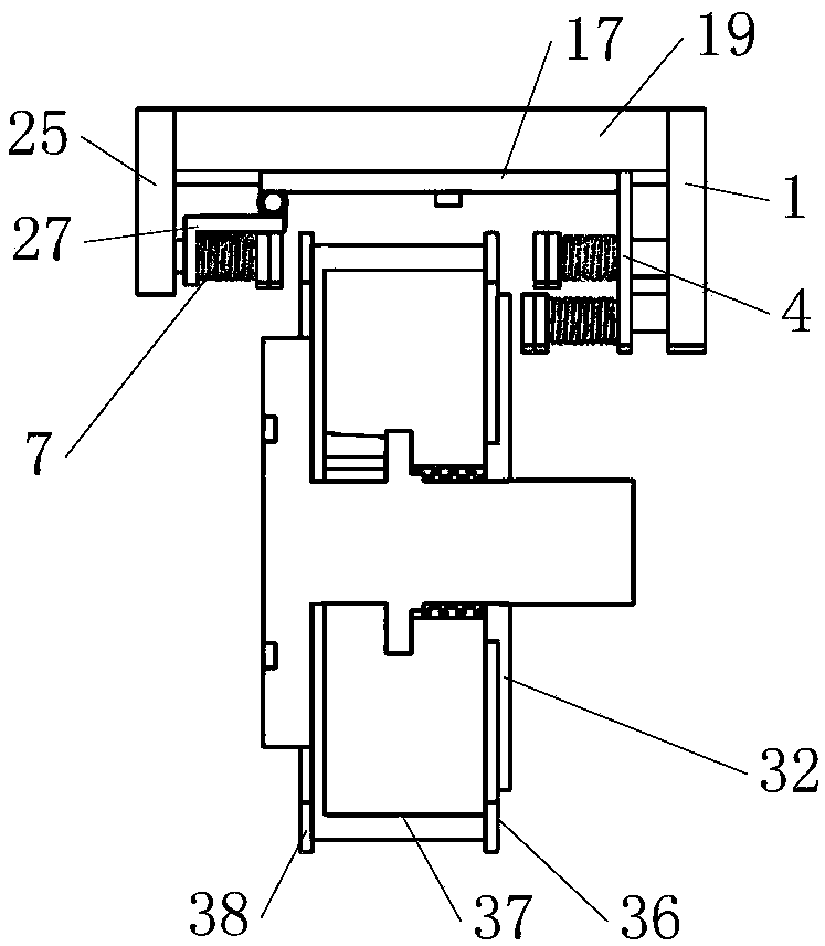 Double-sided progressive double brake system