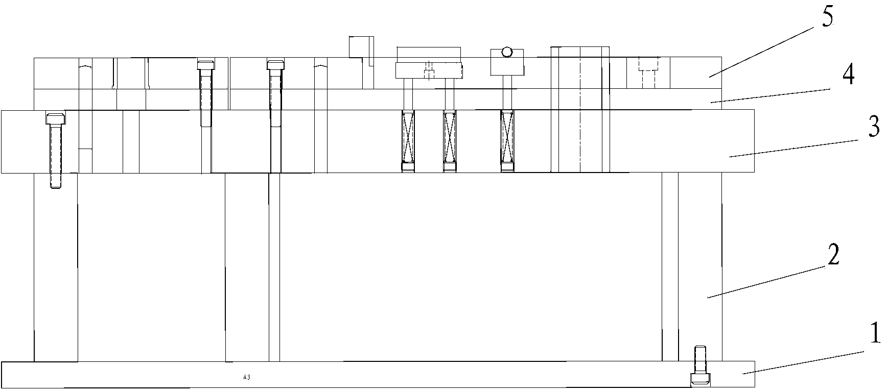 Laser welding and blanking die