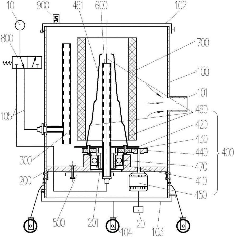 Cleaning machine for air cleaner element