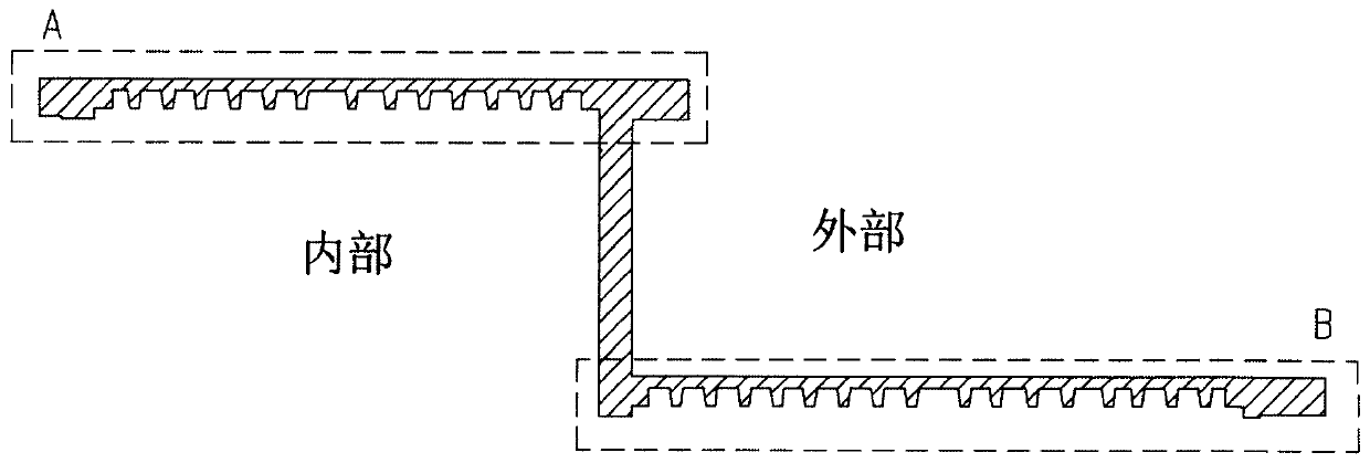 Prefabricated concrete structure wall simple connector