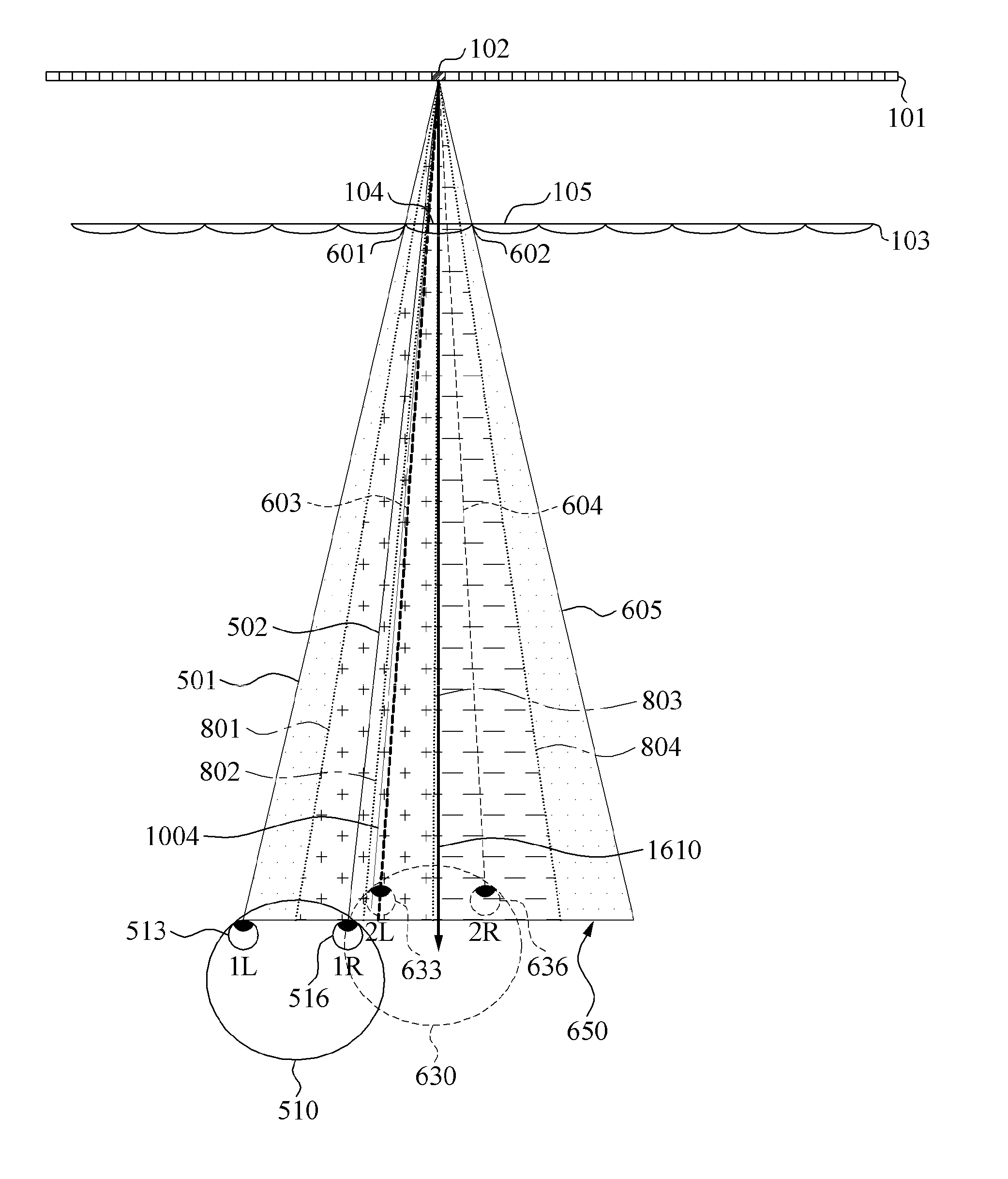 Method and apparatus of light field rendering for plurality of users