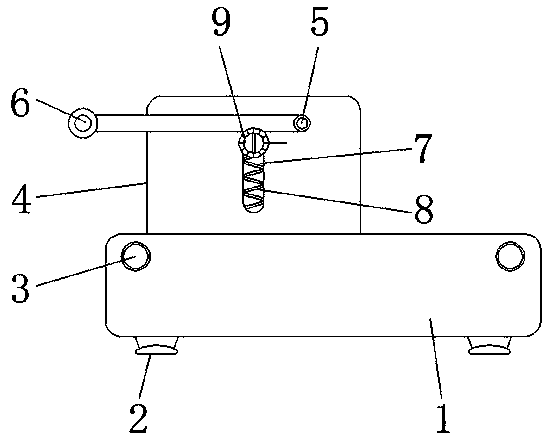 A slicing device for agricultural product processing that facilitates adjustment of slicing thickness