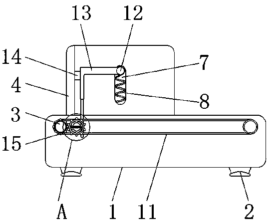 A slicing device for agricultural product processing that facilitates adjustment of slicing thickness