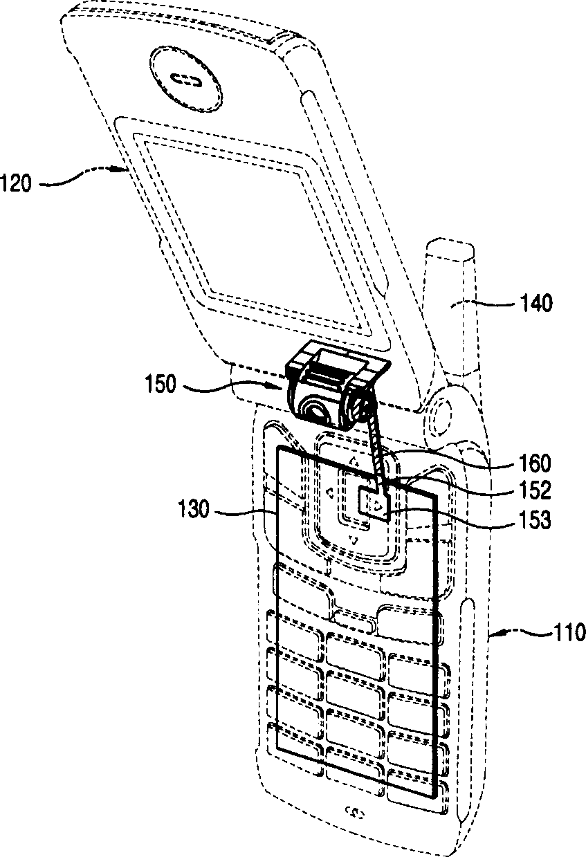 Flexible printed circuit board of camera for mobile communication terminal device