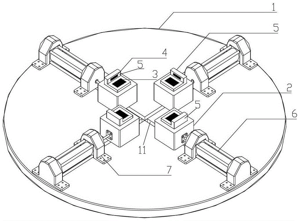 An online adjustable fixture for polishing machine tools