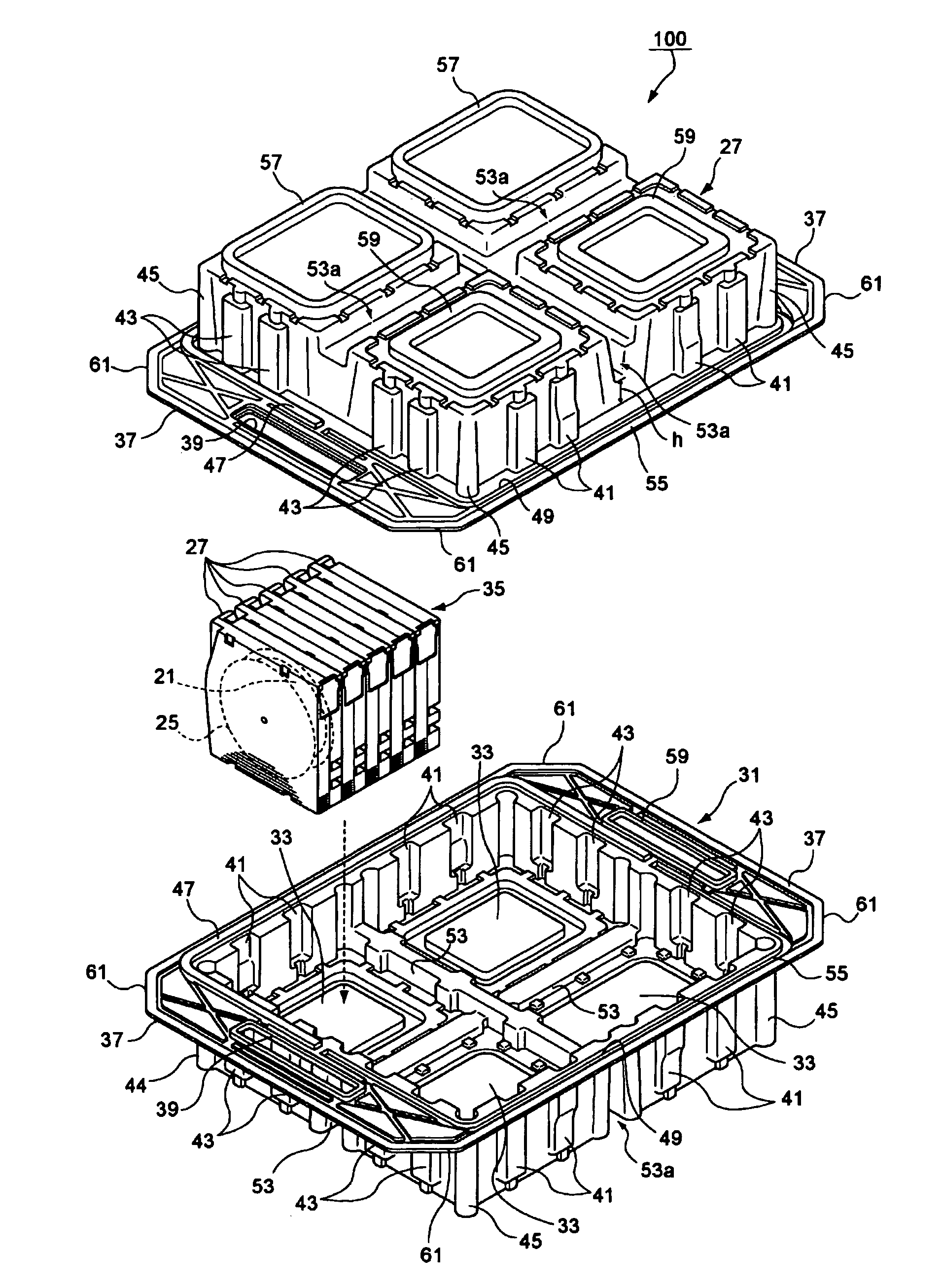 Cartridge accommodation case