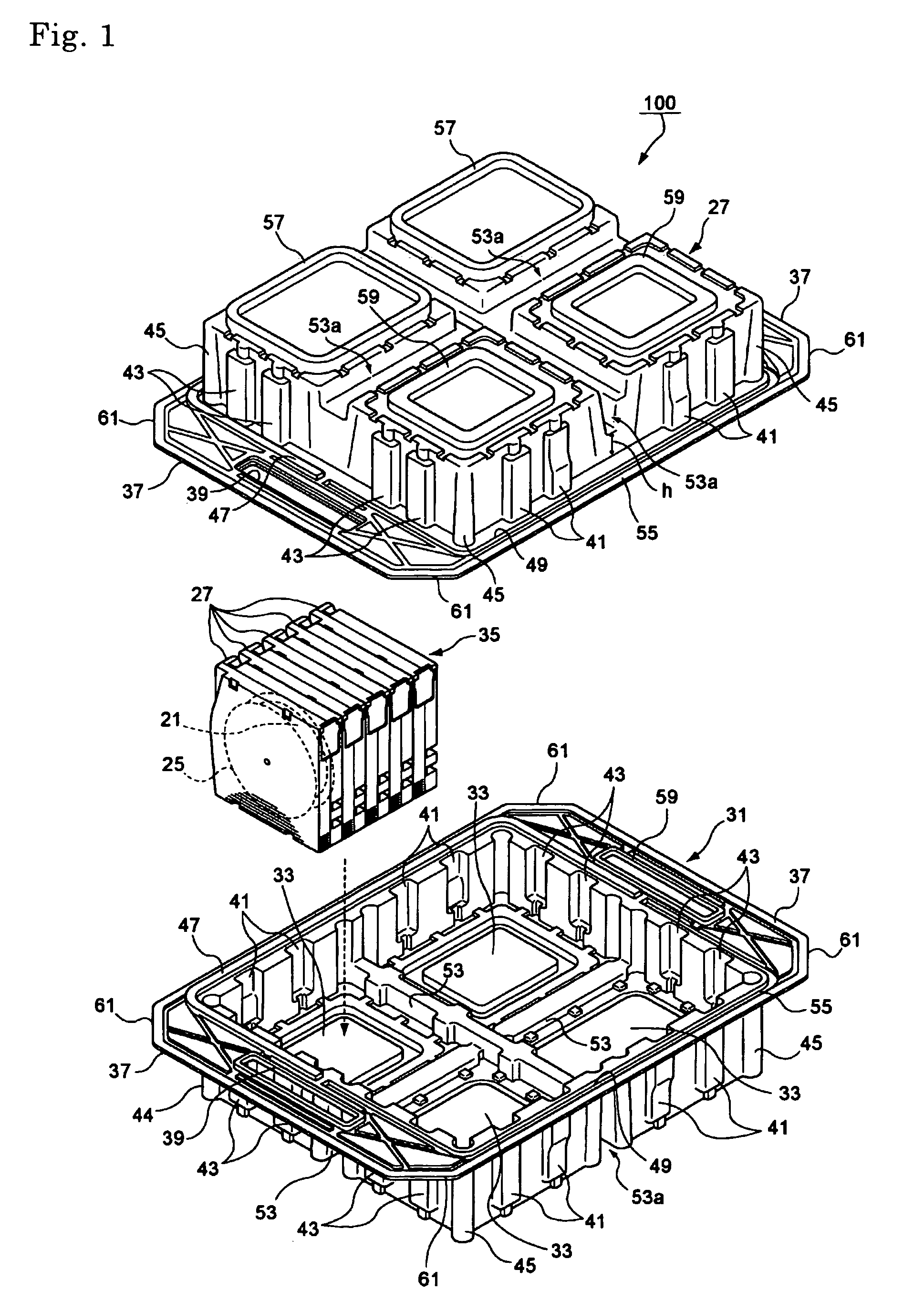 Cartridge accommodation case