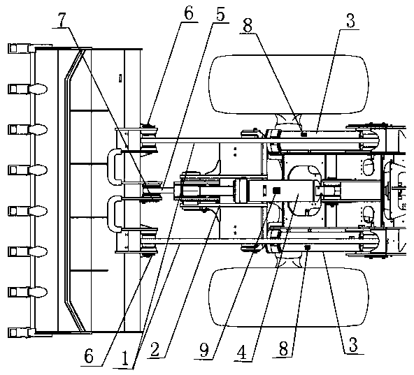 Real-time test method of loader shovel loading operation resistance based on position calculation