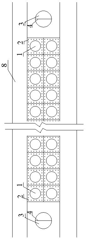 Road rapid infiltration and water storage green belt