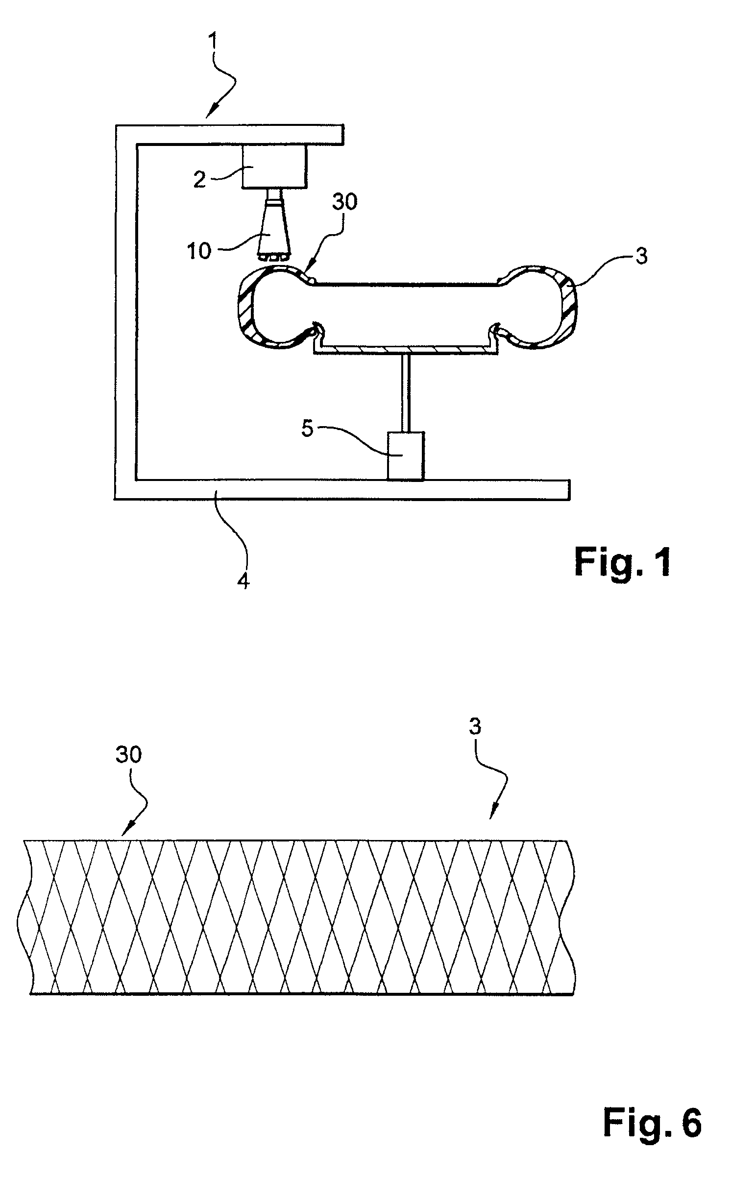 System for Recycling Used Tyres Comprising a High-Pressure Fluid Spray Head