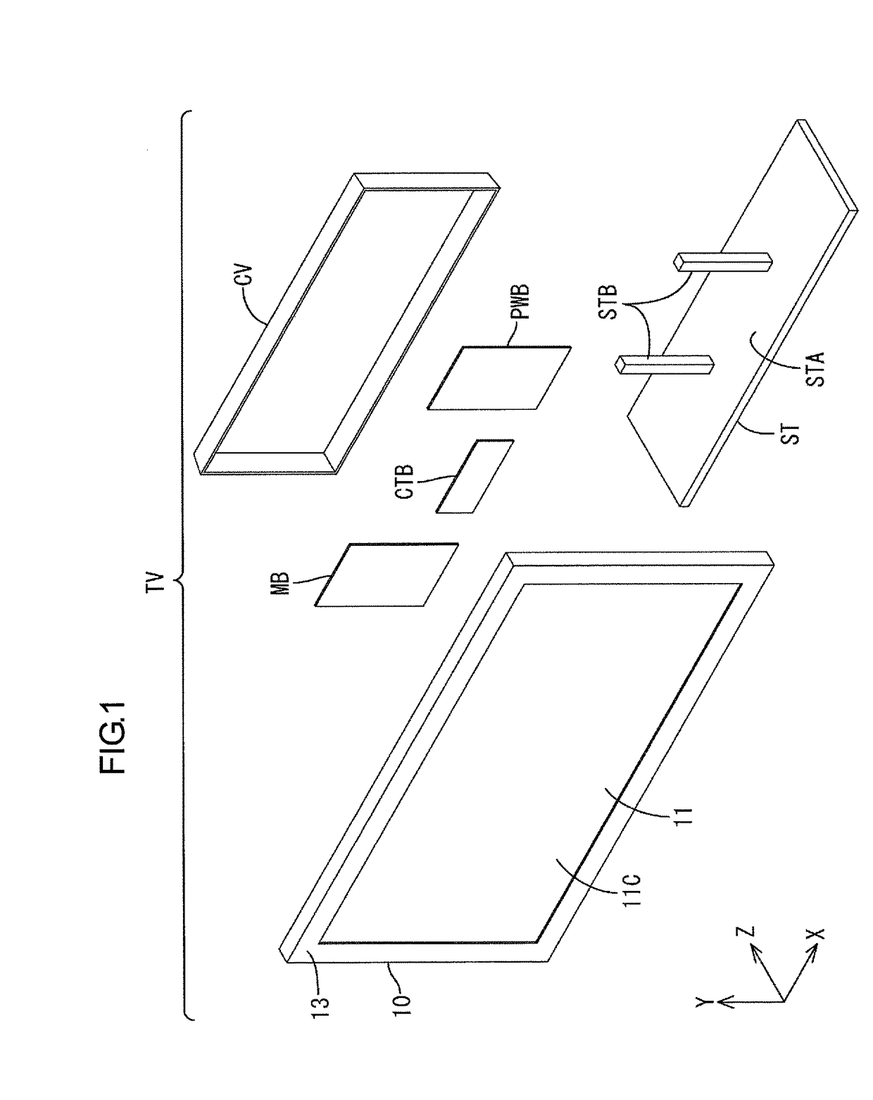Lighting device, display device, and television device