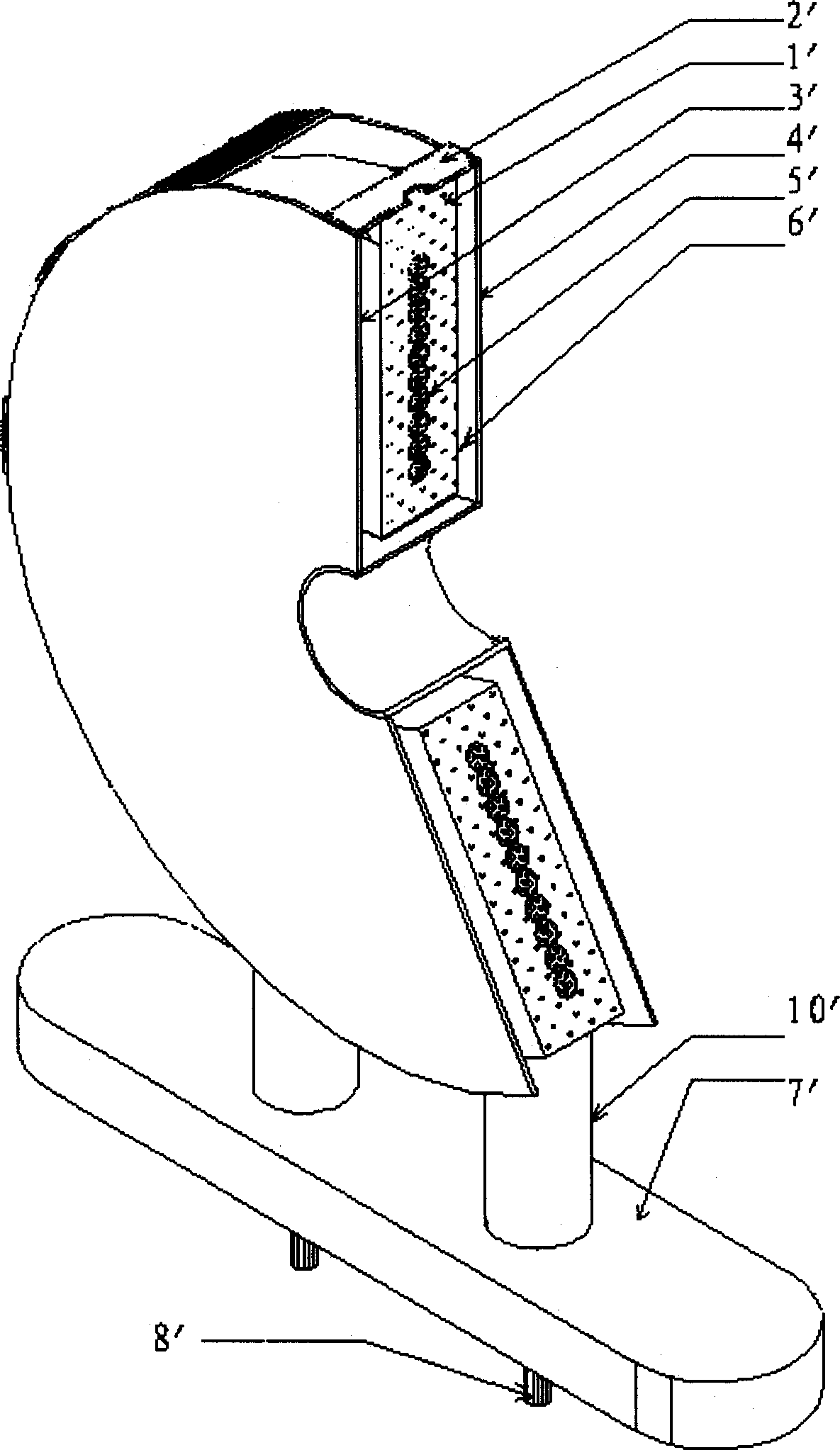 Electromagnetic heating element of water heater