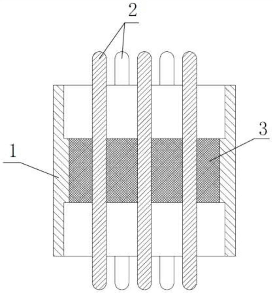 Glass-metal sealing material for pressurized water reactor electrical penetration assembly conductor assembly and preparation method