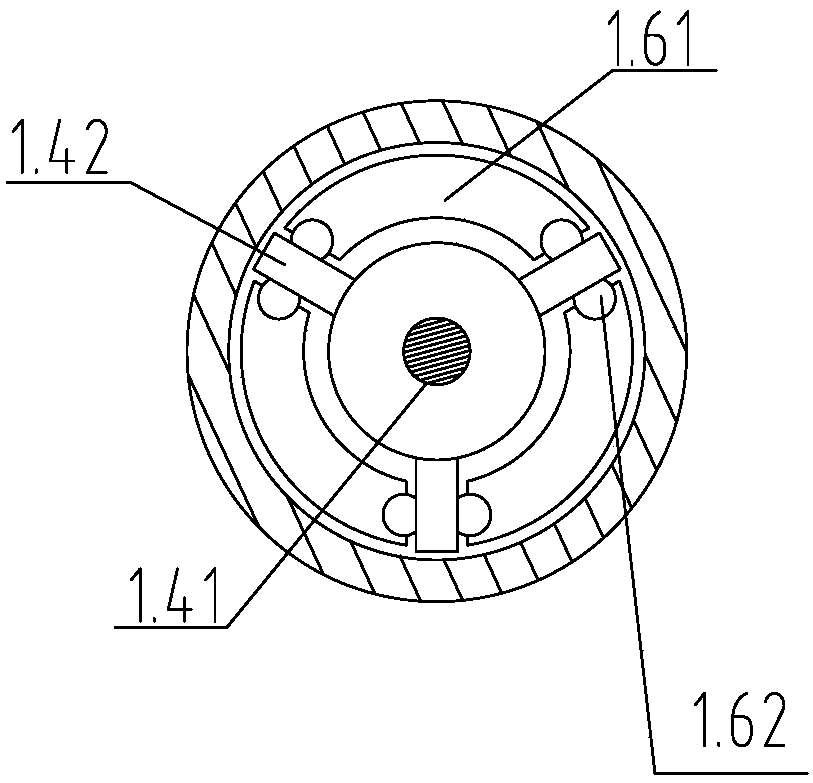 Deep blind hole housing body rapid measurement device and measurement and compensation machining methods