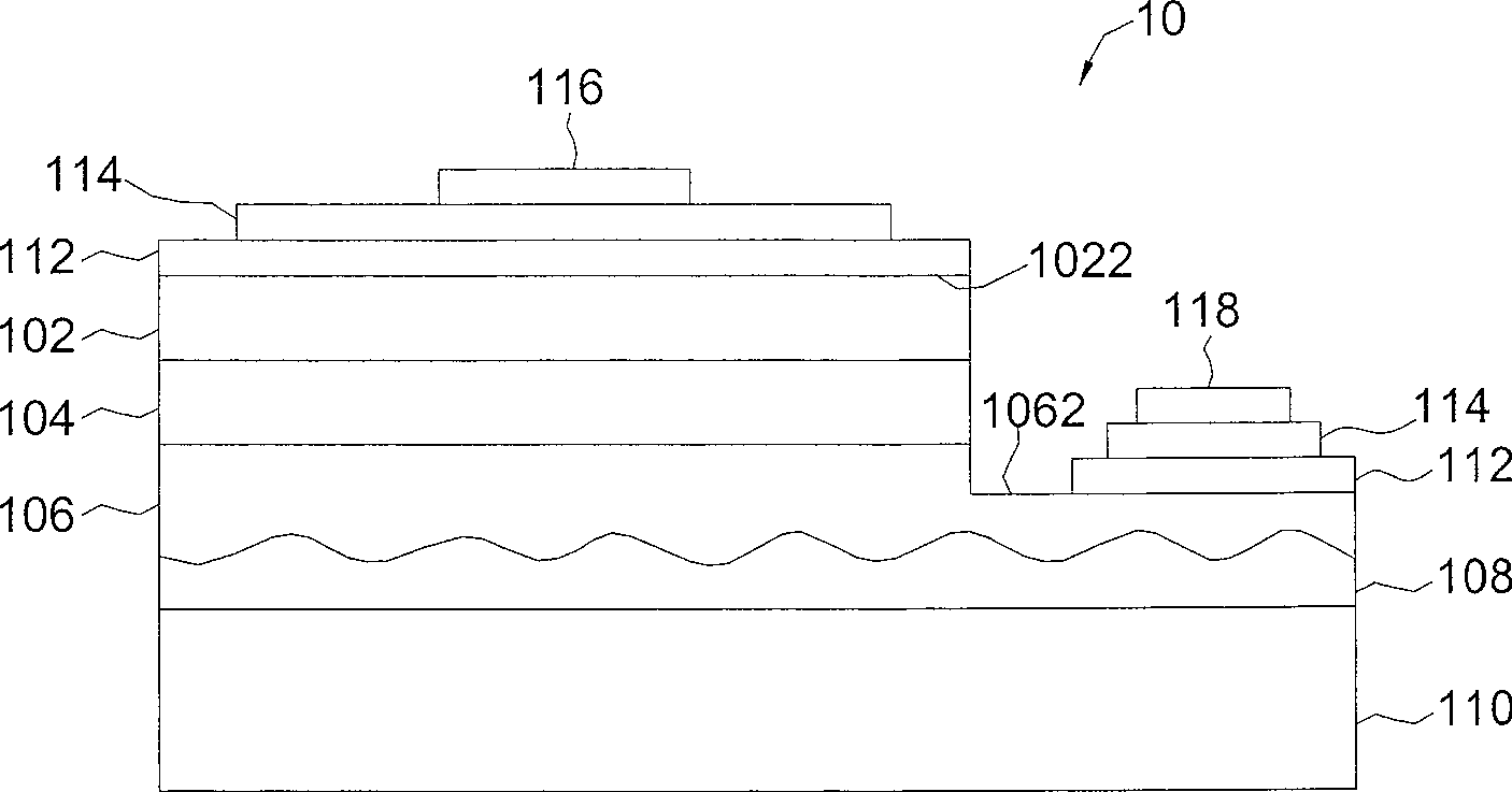 Crystal coating light-emitting diode and producing method thereof