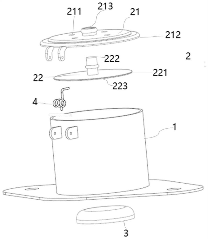 Thermal runaway anti-backfire pressure relief valve and electric vehicle