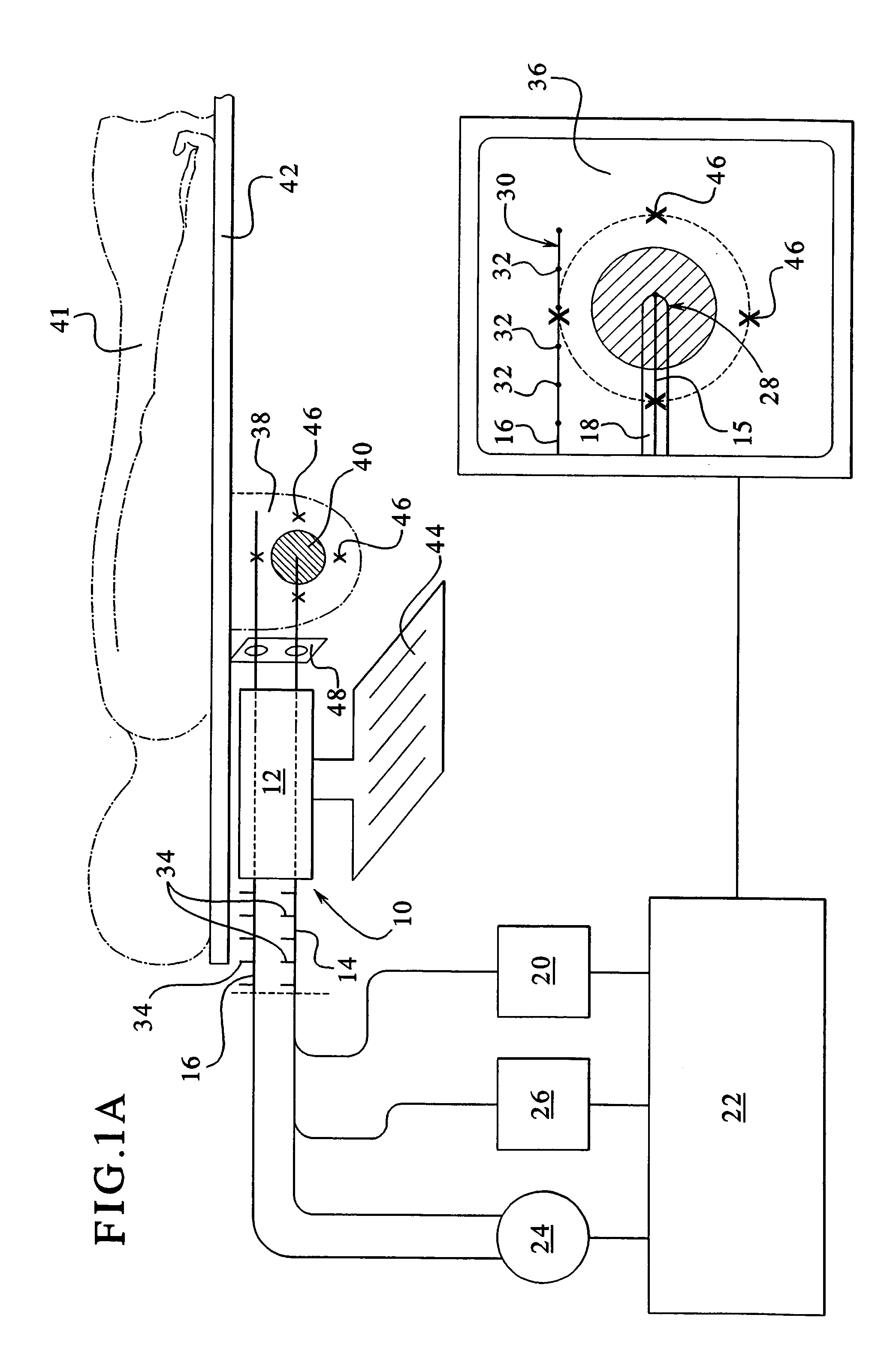 Apparatus and method for delivering ablative laser energy and determining the volume of tumor mass destroyed