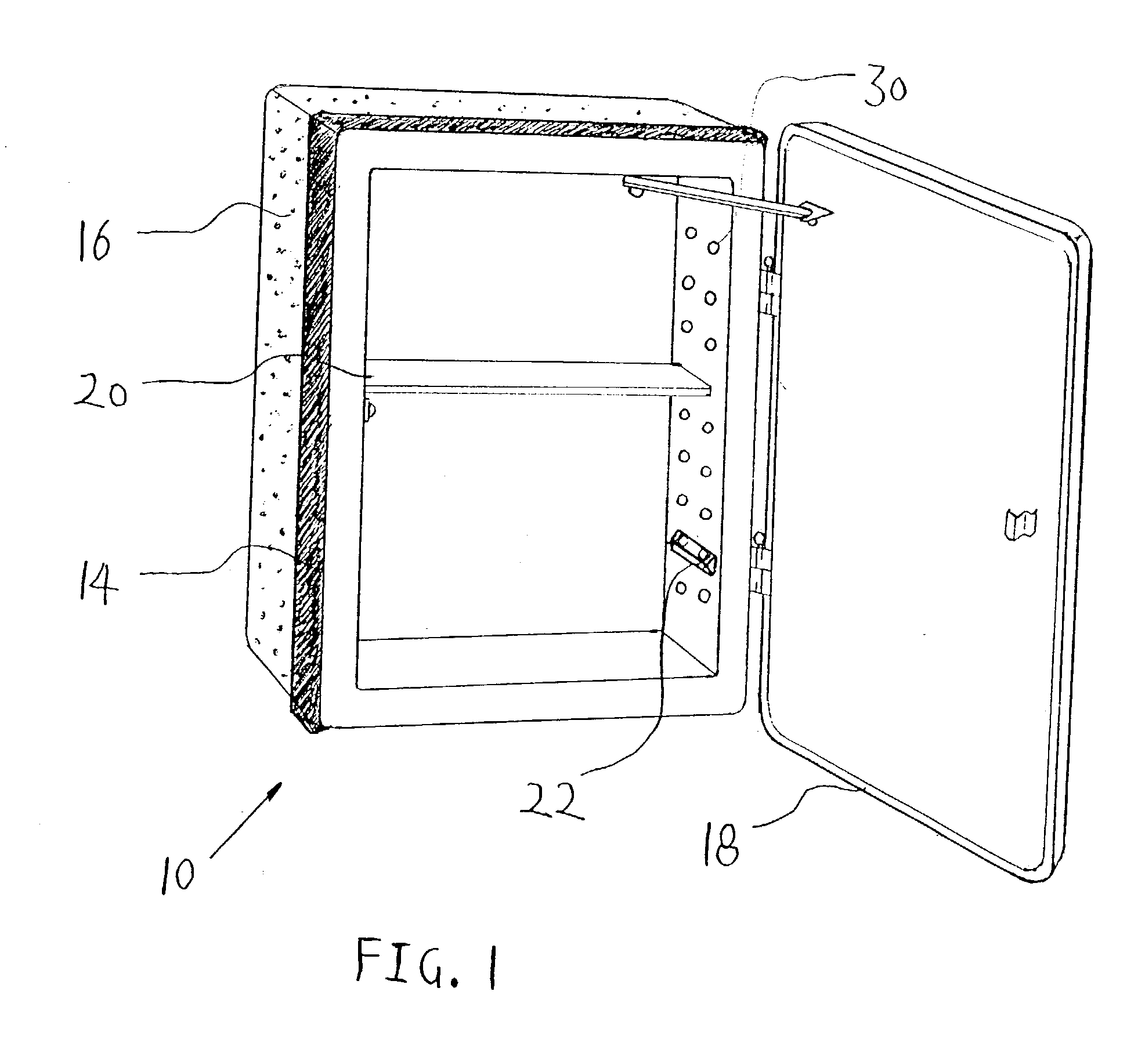 Insulated cabinet and method of installation