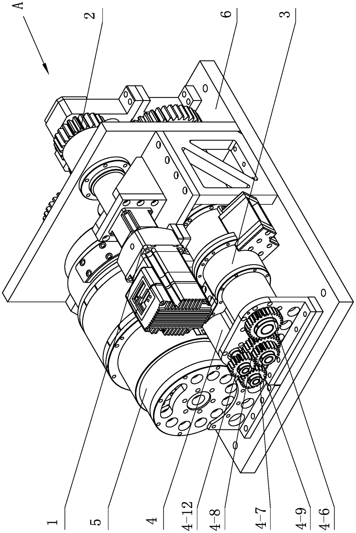 Small-diameter cylindrical target continuous firing device