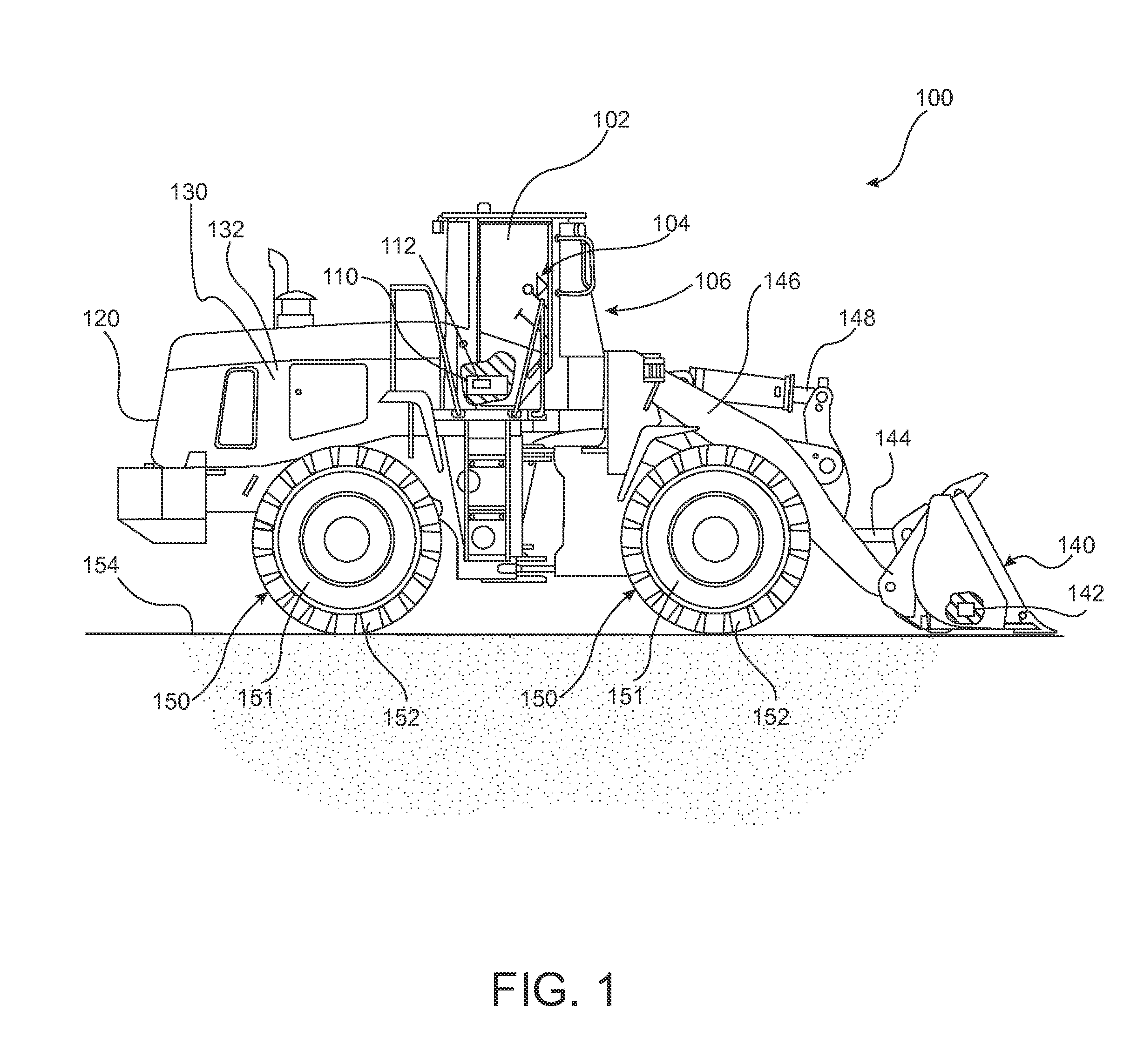 Traction control system and process for a machine having a work implement