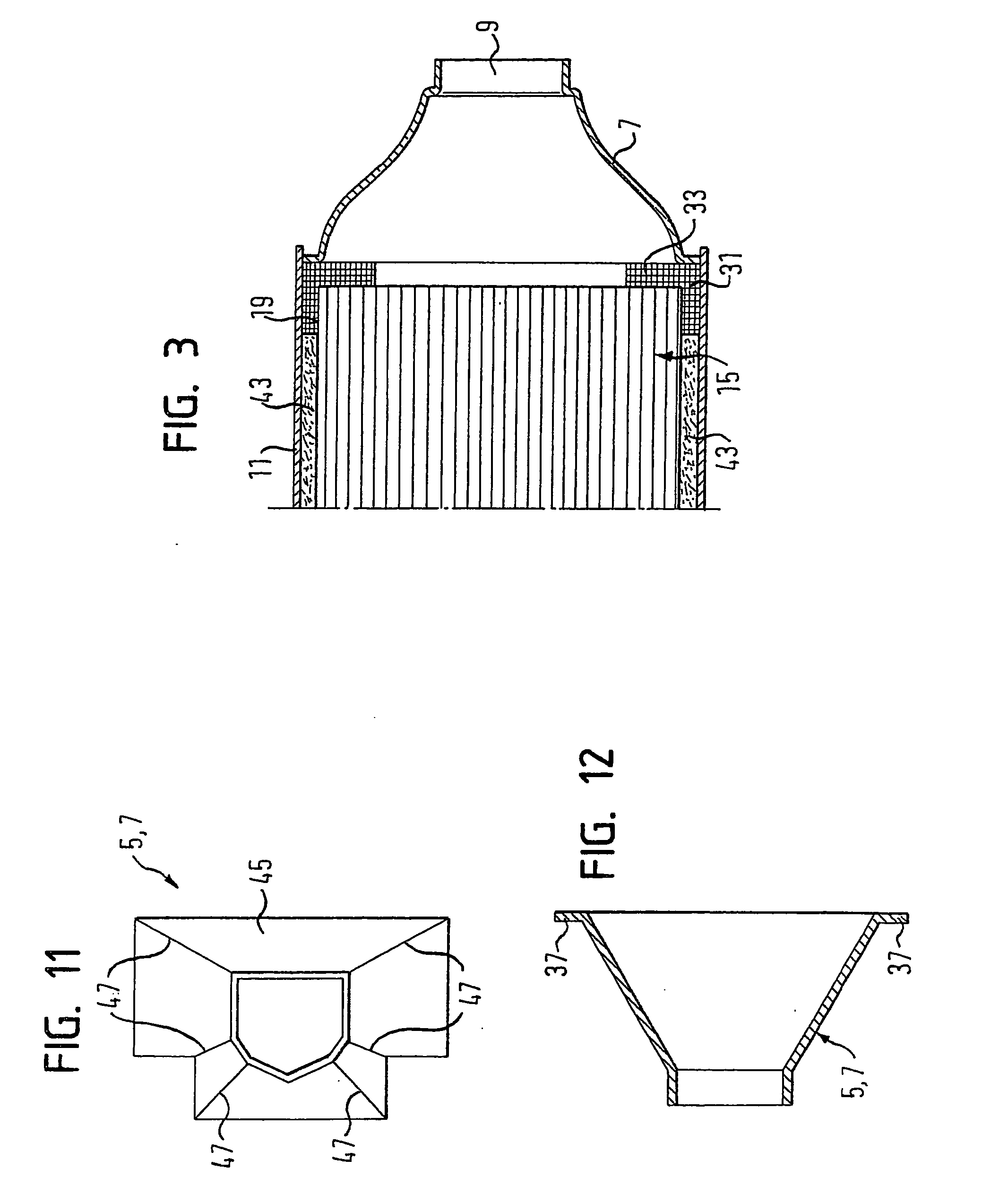 Device for cleaning vehicle exhaust gas