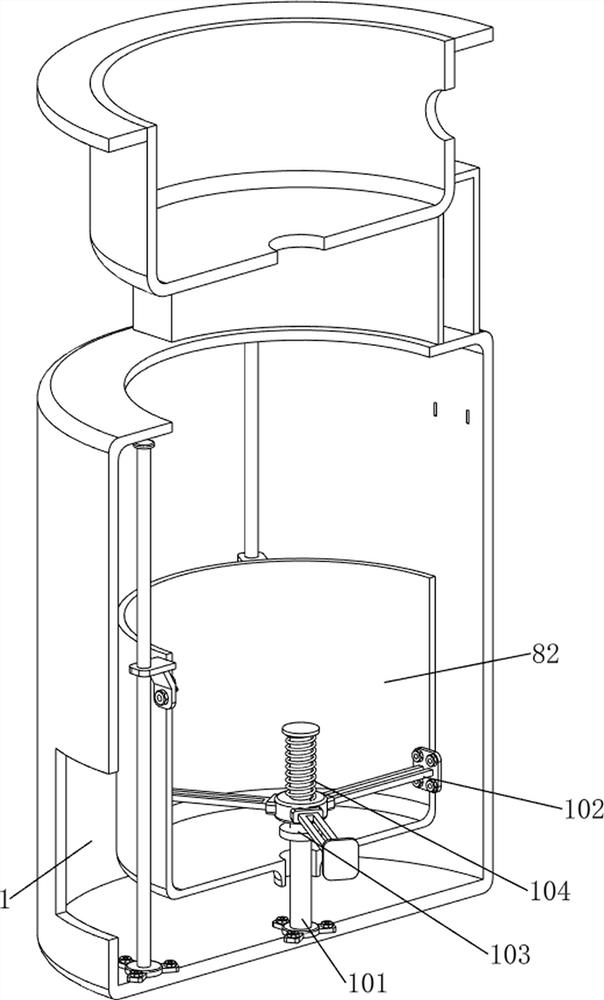 Washing device convenient for patients suffering from action impairment