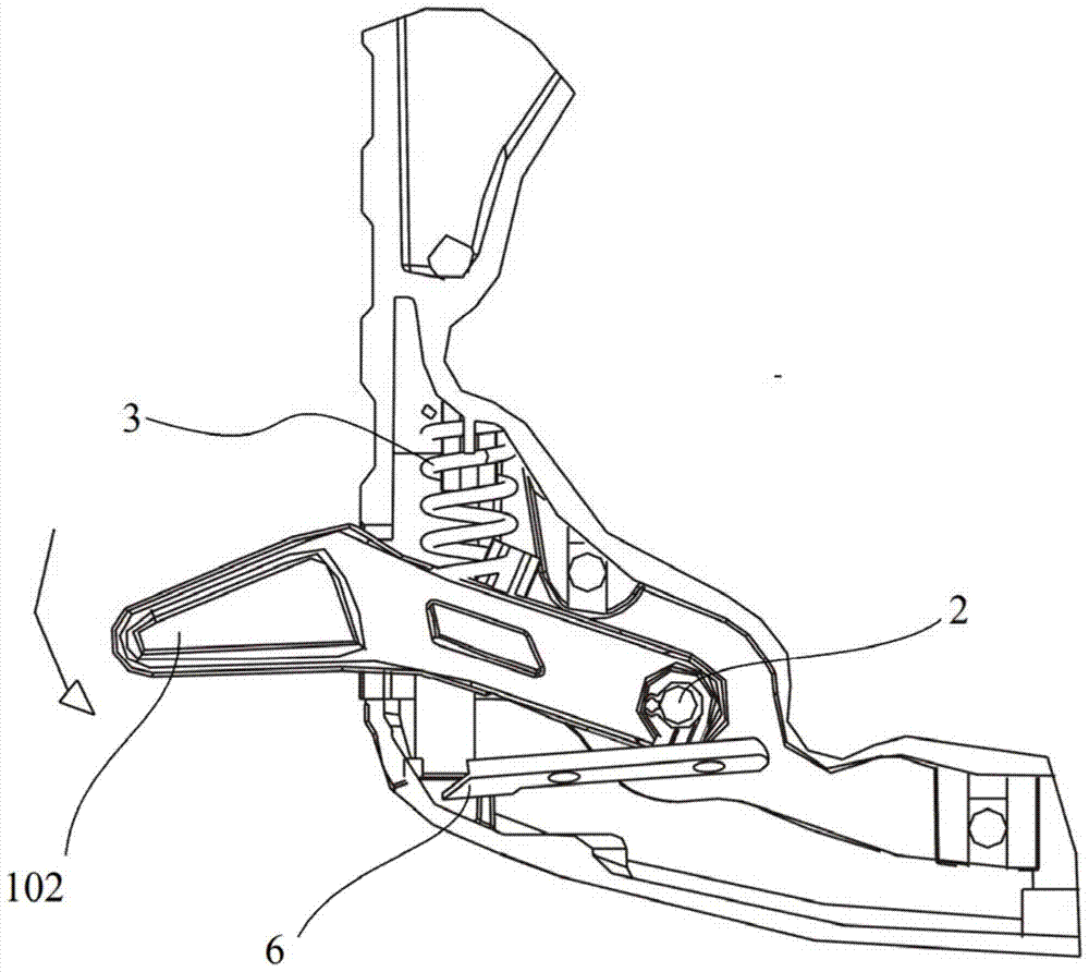Parking mechanism and self-balancing two-wheeled vehicle including the parking mechanism
