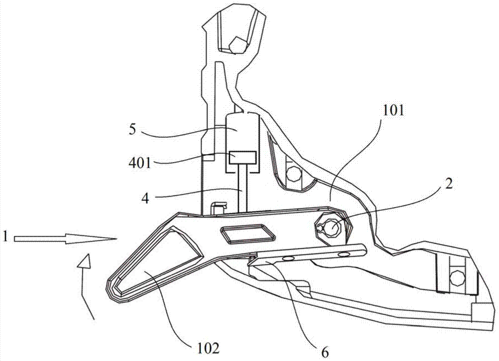 Parking mechanism and self-balancing two-wheeled vehicle including the parking mechanism