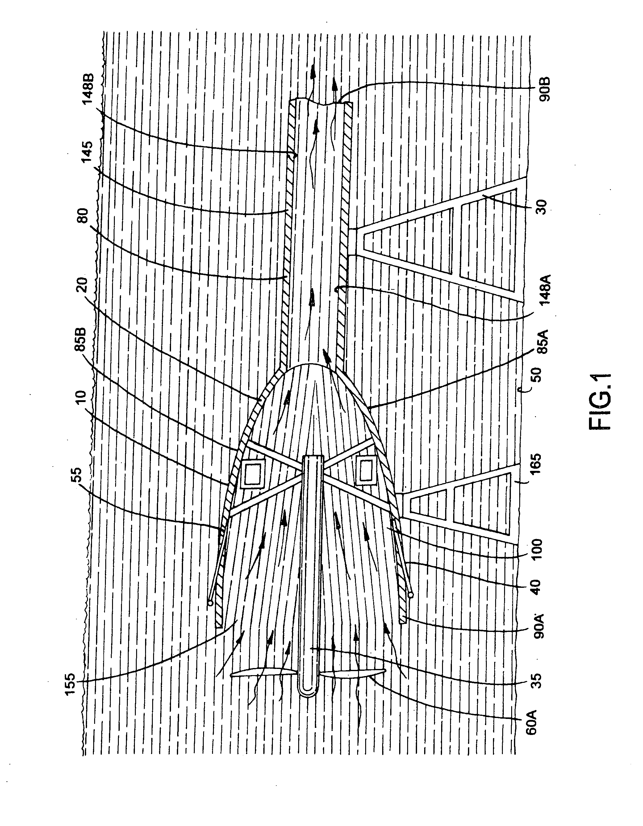 Water born rotor mechanism adapted for generating power
