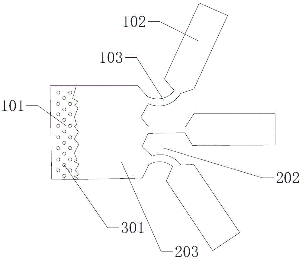 Wound suture bandage and wound suture method
