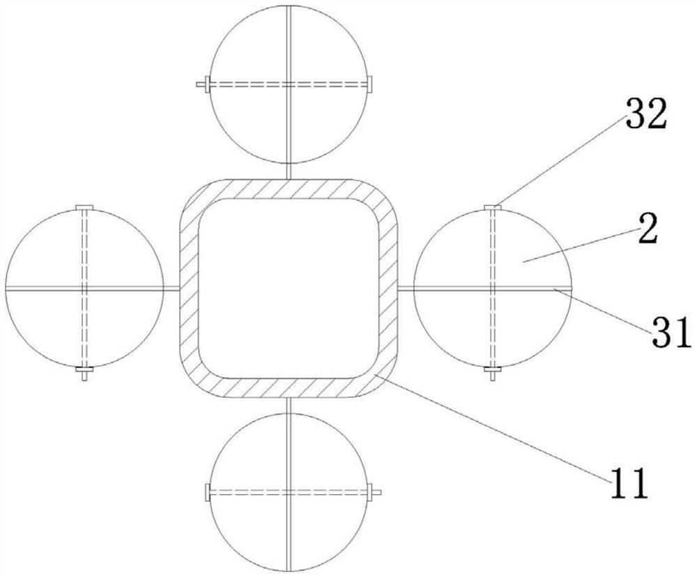 Steel-wood combination column